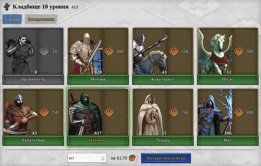 Воскрешение войск